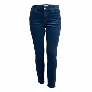 Vintage Y2k Old Navy Corduroy Pants Womens 6 Cobalt Blue Low Rise Skinny Jeans